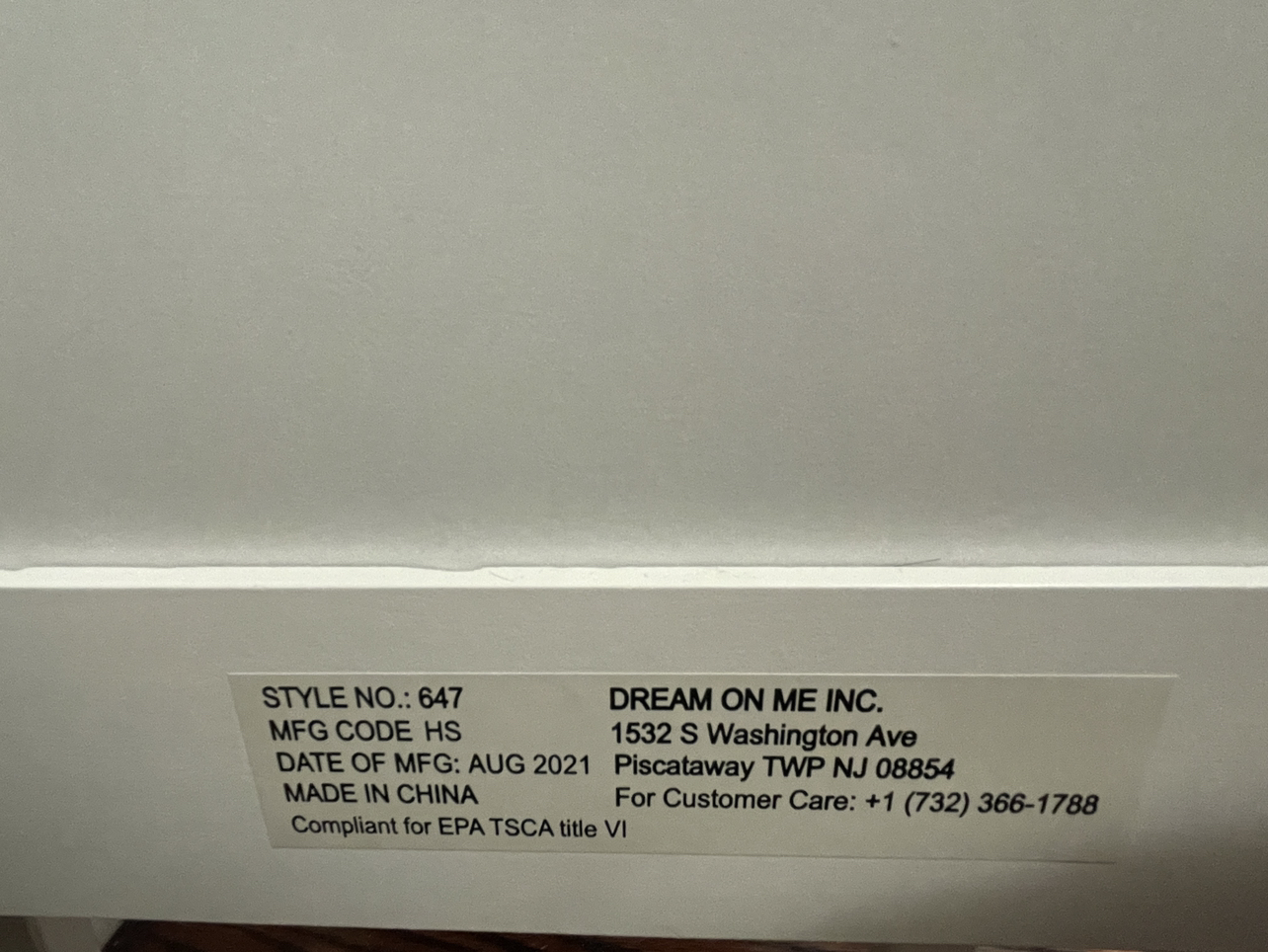 Dream On Me Sydney Toddler Bed in White - photo 2