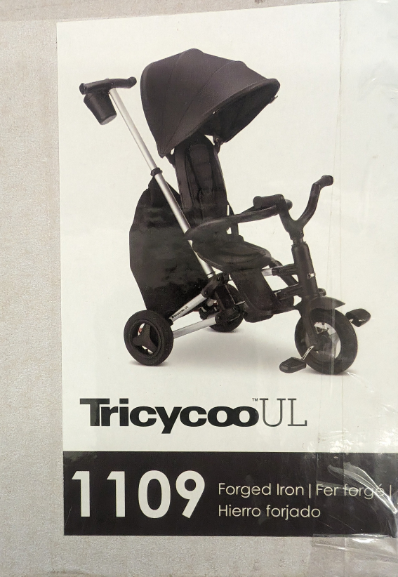 Joovy Triycoo Tricycle. Forged Iron. thumbnail
