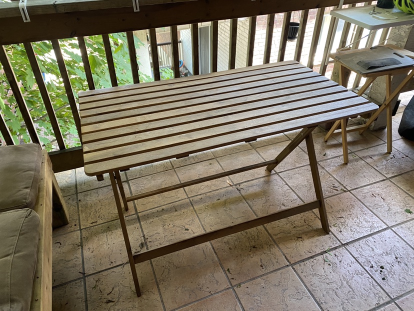 Foldable patio table - photo 2