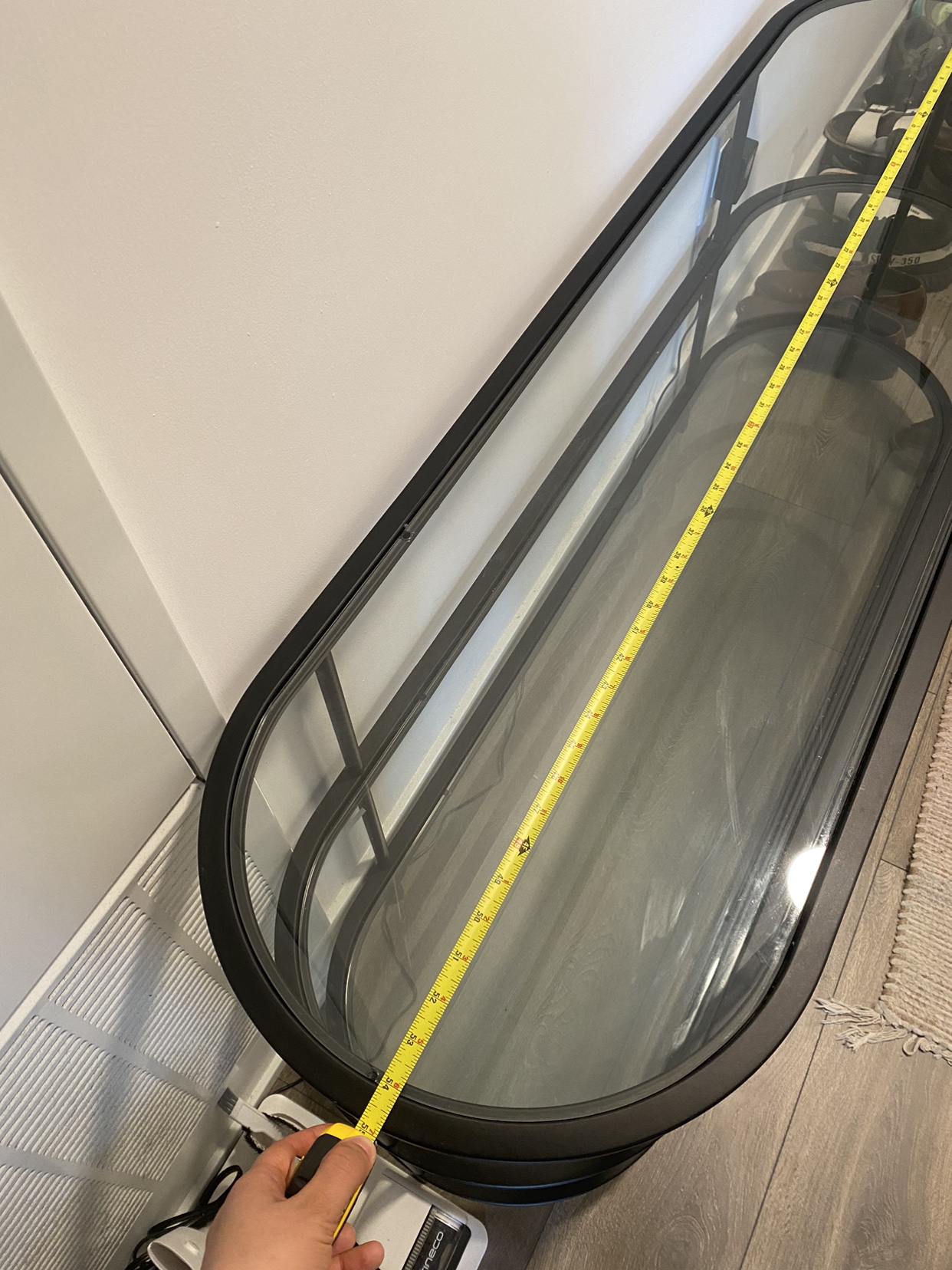 Display table glass and metal frame image indicator(6)