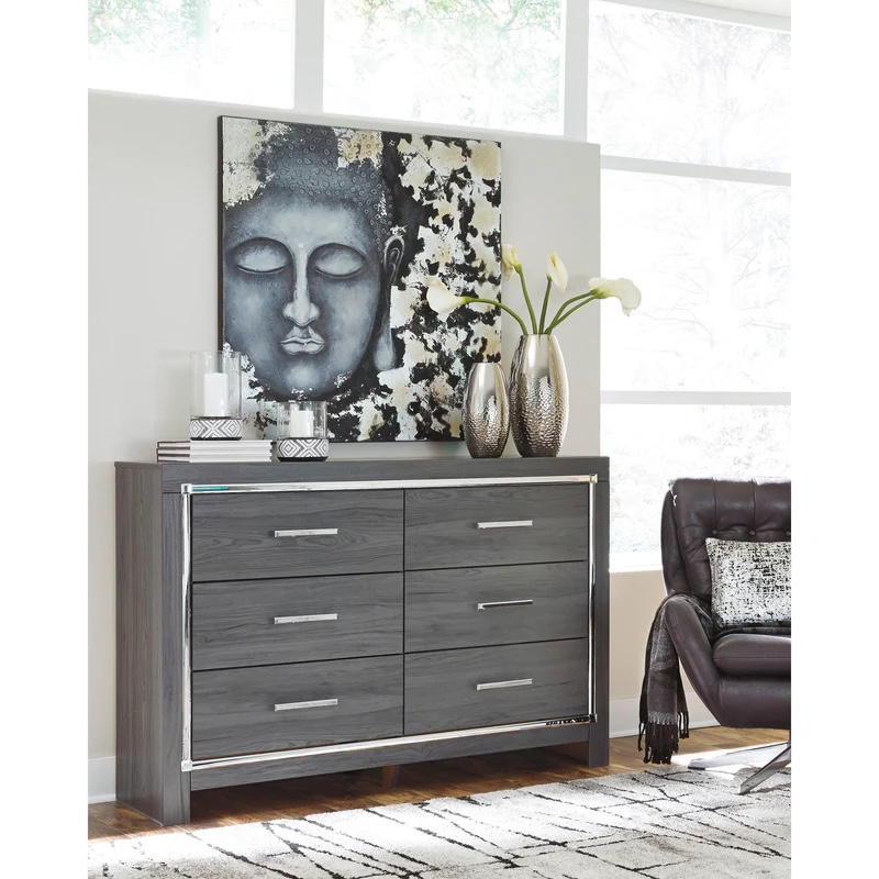 Ashleh furniture 6-drawer dresser “Lodanna” (cost $800) - photo 3