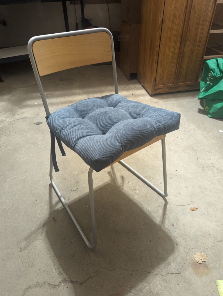 Cute Distressed Blue Desk and Desk Chair - photo 5
