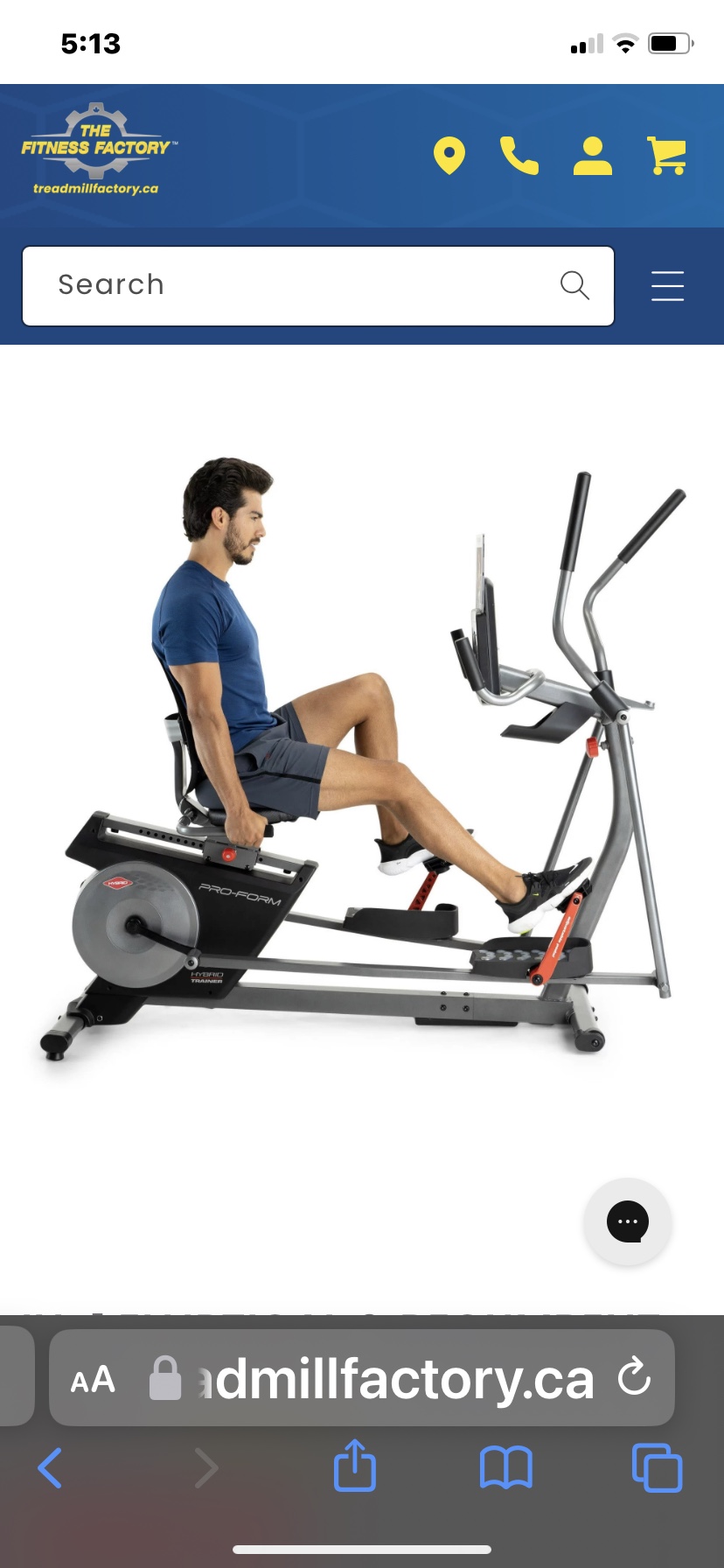 PROFORM - HYBRID TRAINER 2-IN-1 ELLIPTICAL & RECUMBENT BIKE image indicator(3)