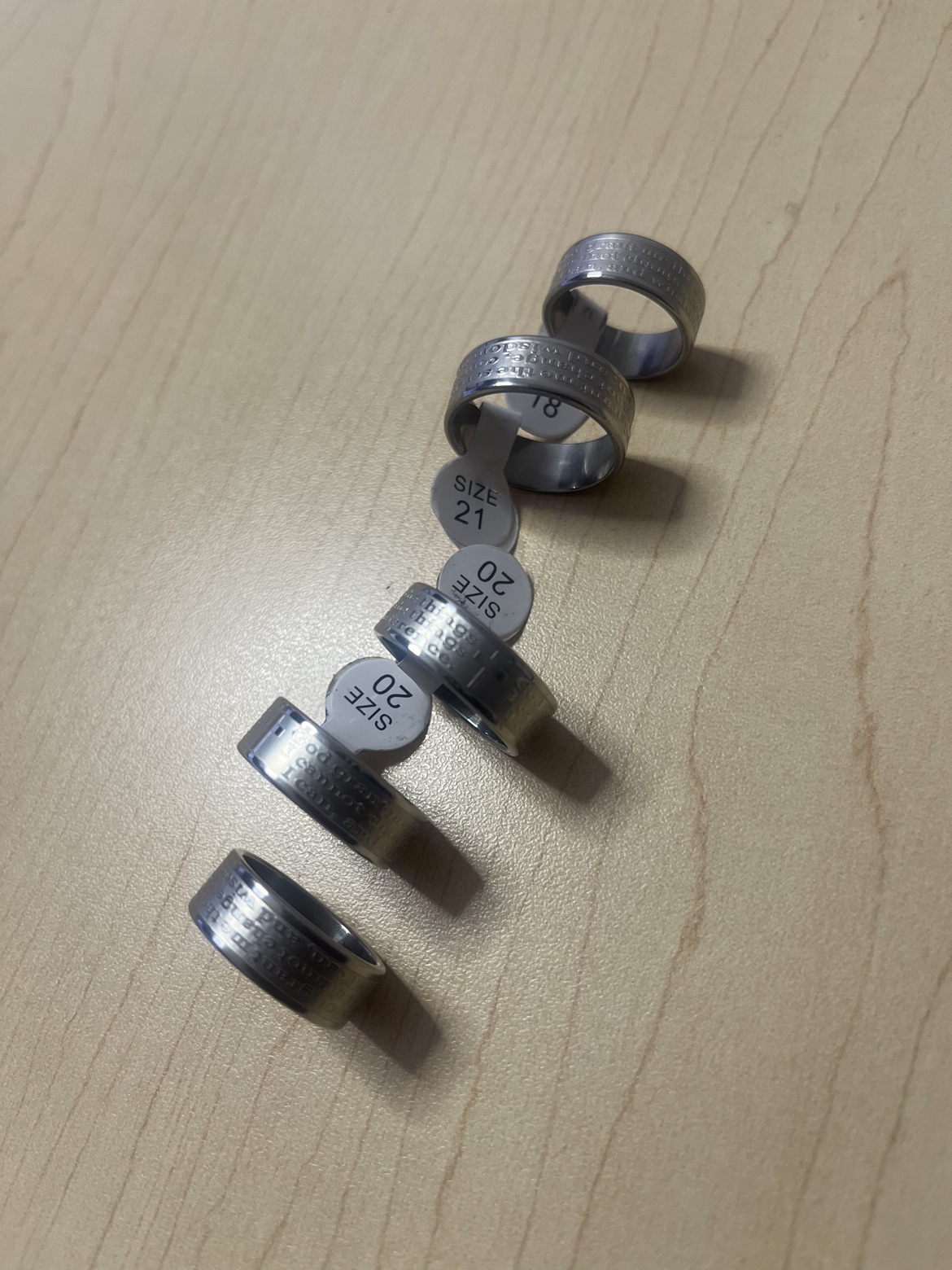 Serenity Prayer Inscription Ring image indicator(3)