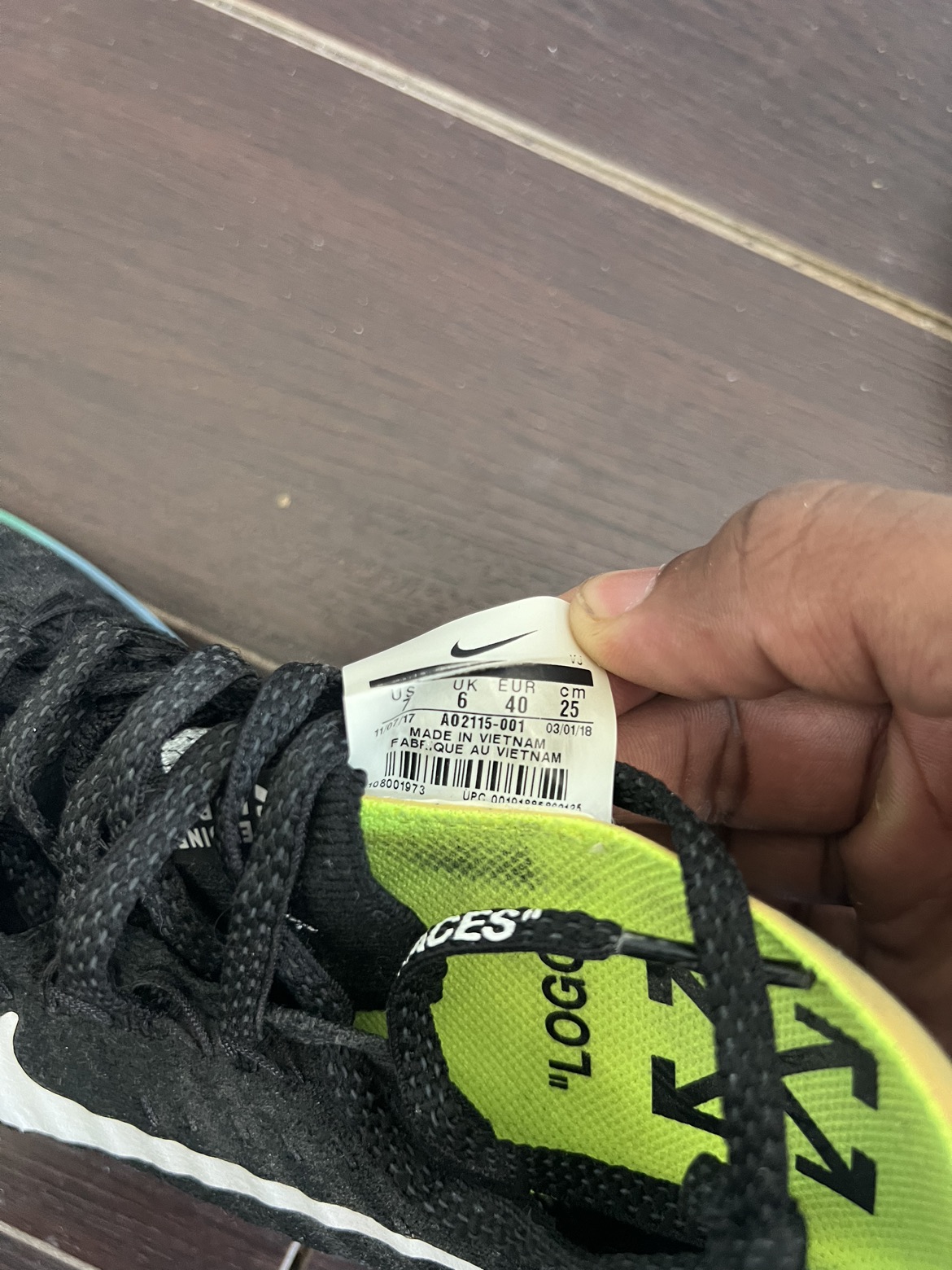 Off-white Nike zoom fly-SIZE 7 image indicator(4)