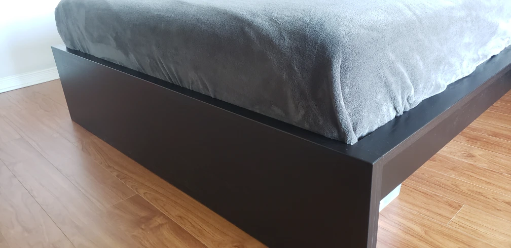 Ikea MALM bed frame, black-brown - photo 4