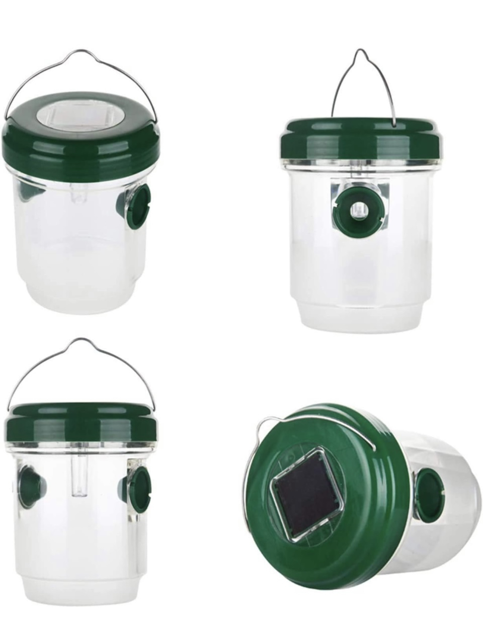 2 Pack Solar Wasp Traps, Solar Powered Wasp Killer Hanging image indicator(5)