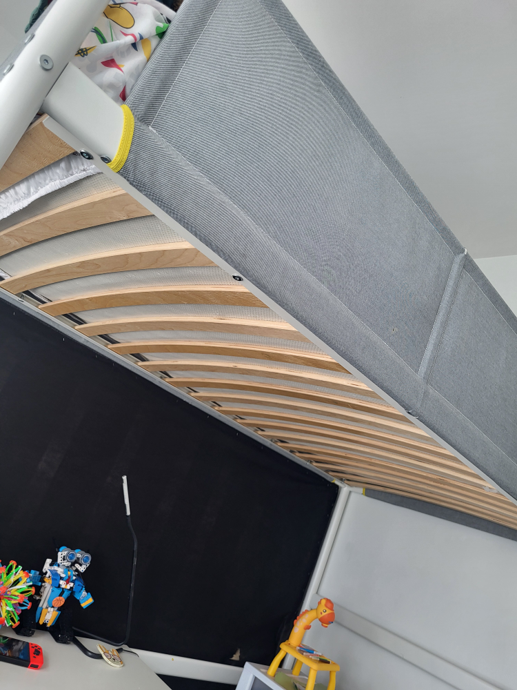 IKEA loft frame with mattress. - photo 3
