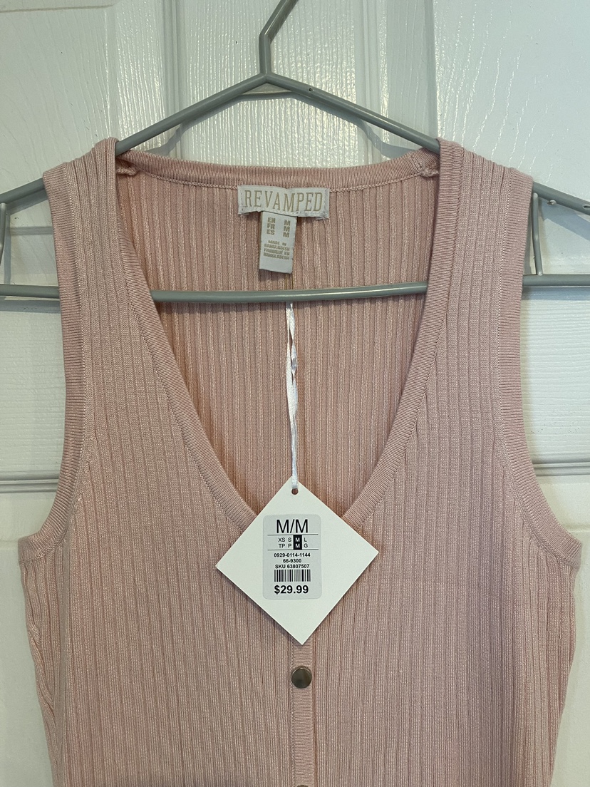 Pink Buttoned Dress image indicator(2)