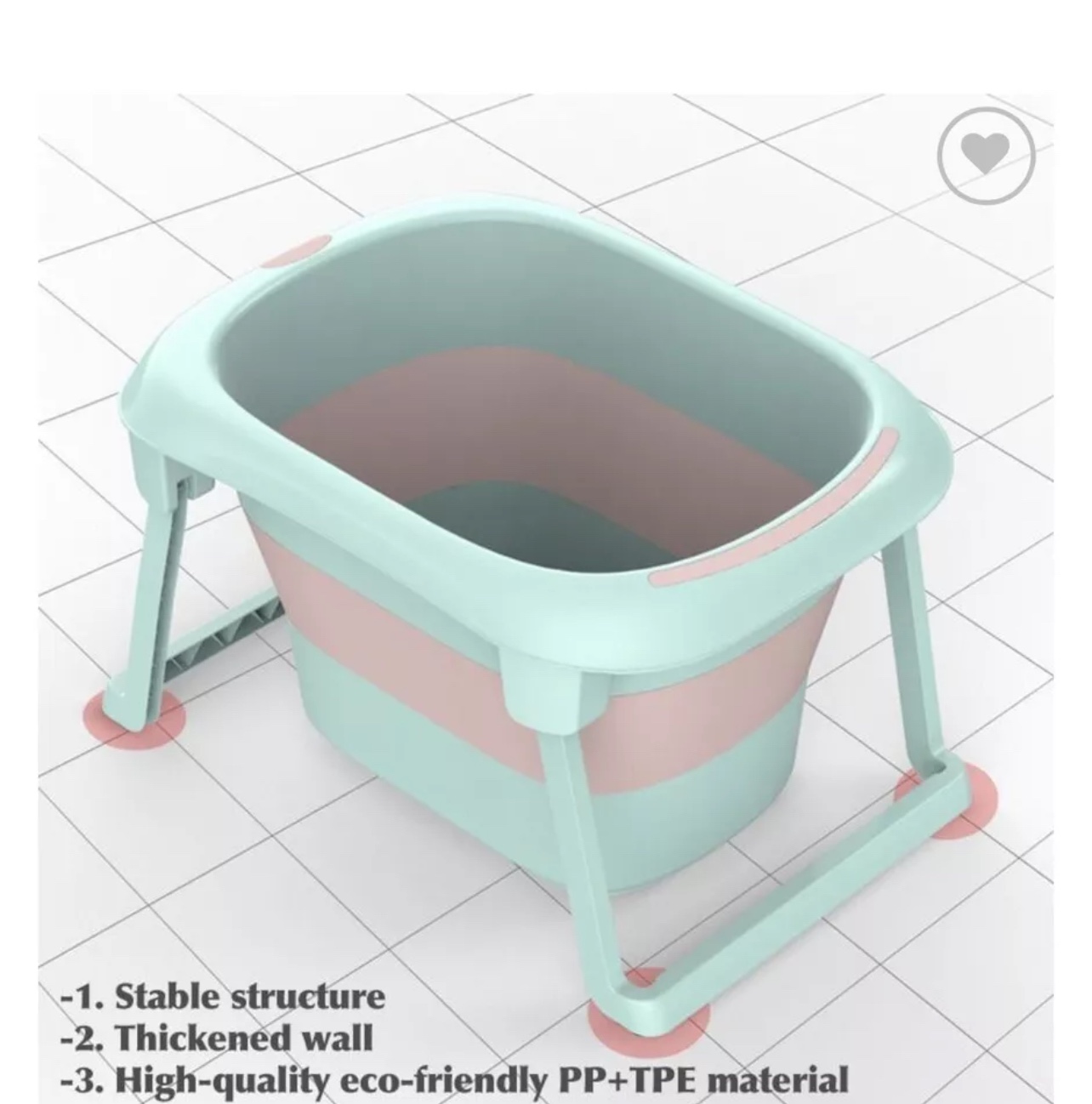 Baby bath Tub - Collapsible Bathtub image indicator(2)