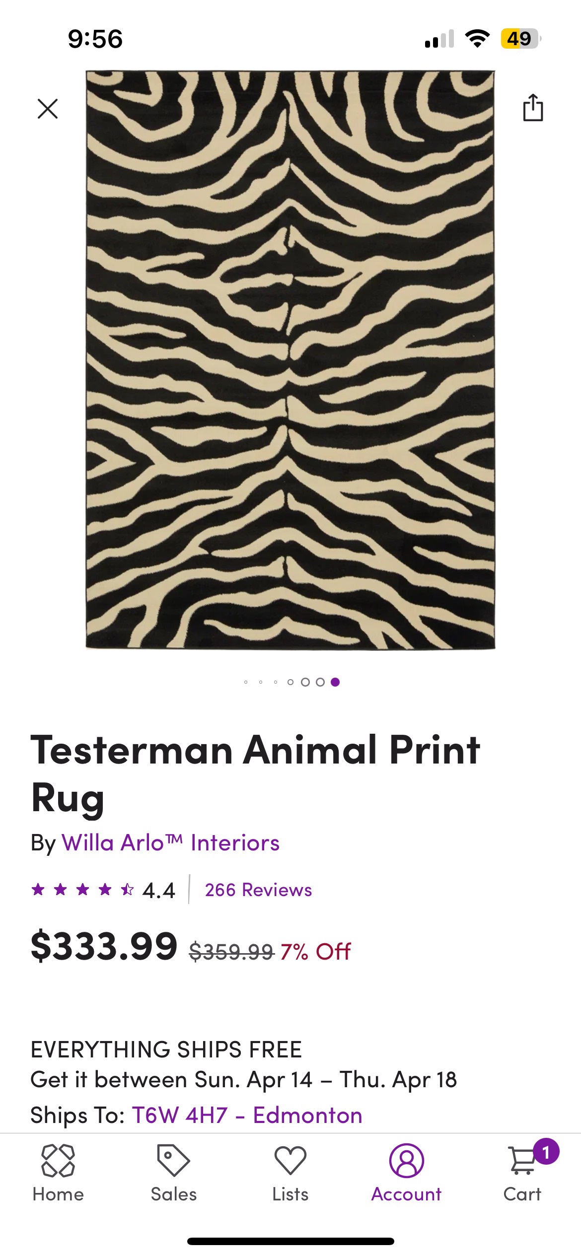 Area Rug 9ft by 12 ft - photo 2