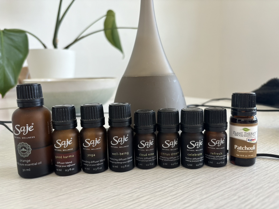 Saje Diffuser and Essential Oils/Oil Blends thumbnail