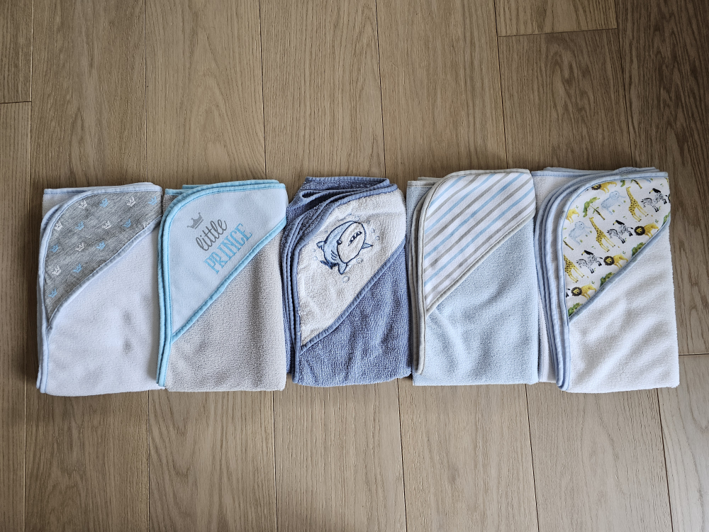 5 hooded baby towels thumbnail