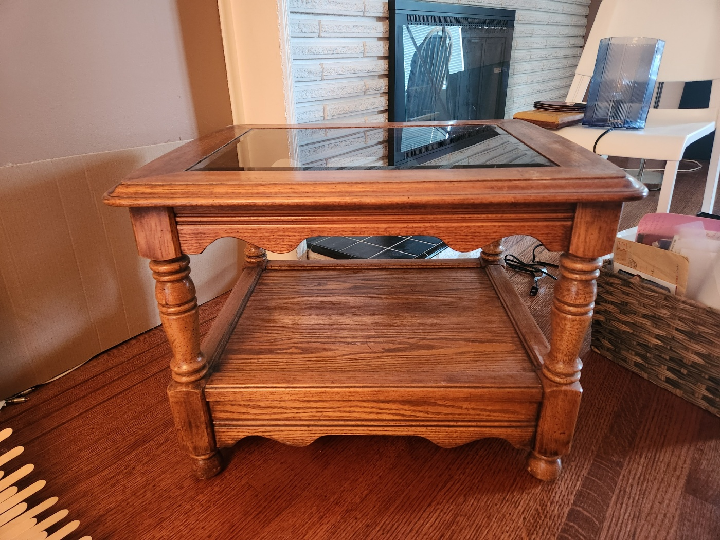 wooden coffee table x2 - photo 3