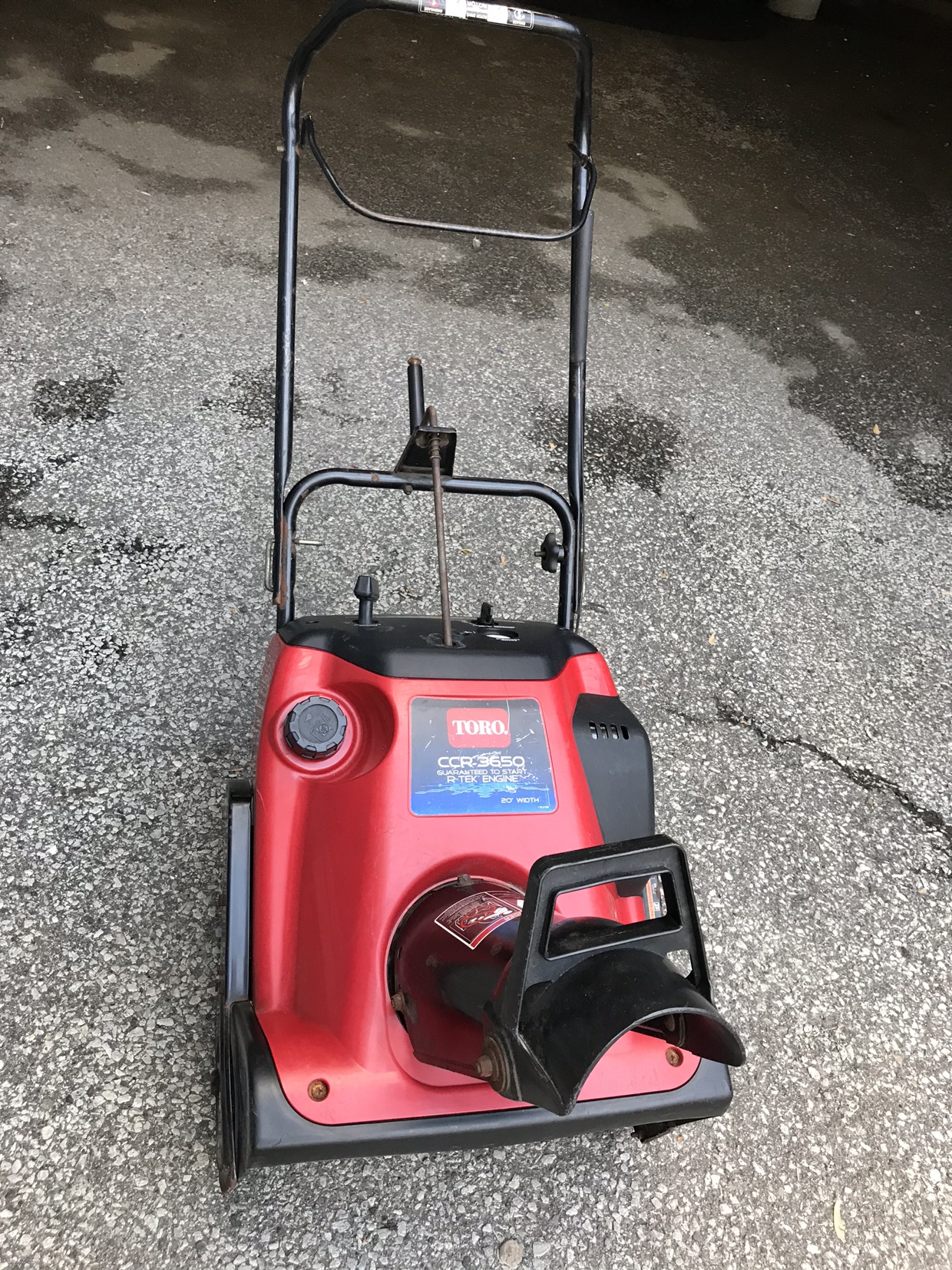 SnowBlower TORO CCR-3650 20’