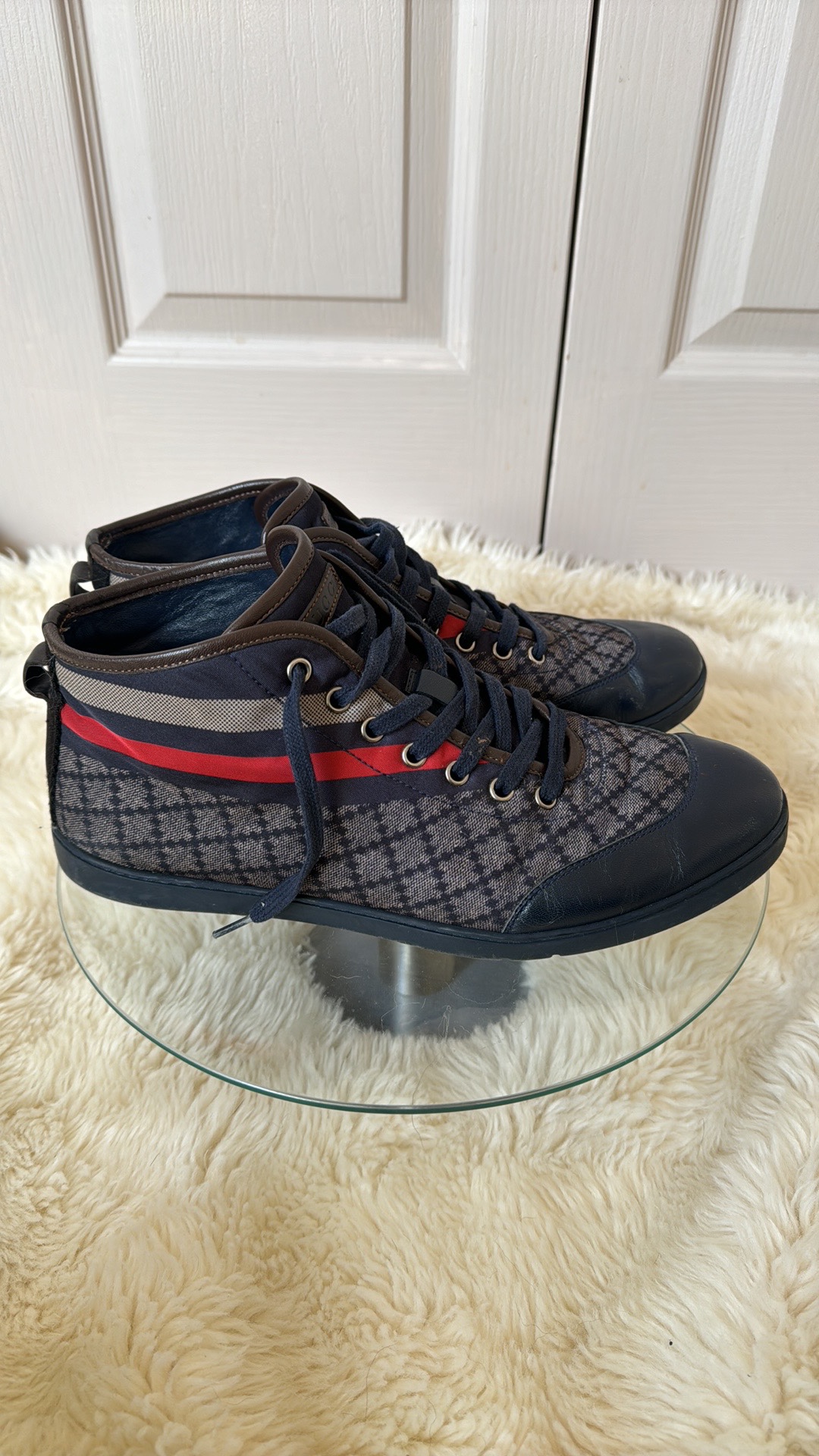 Gucci Diamante High Top Men’s Sneakers - photo 3