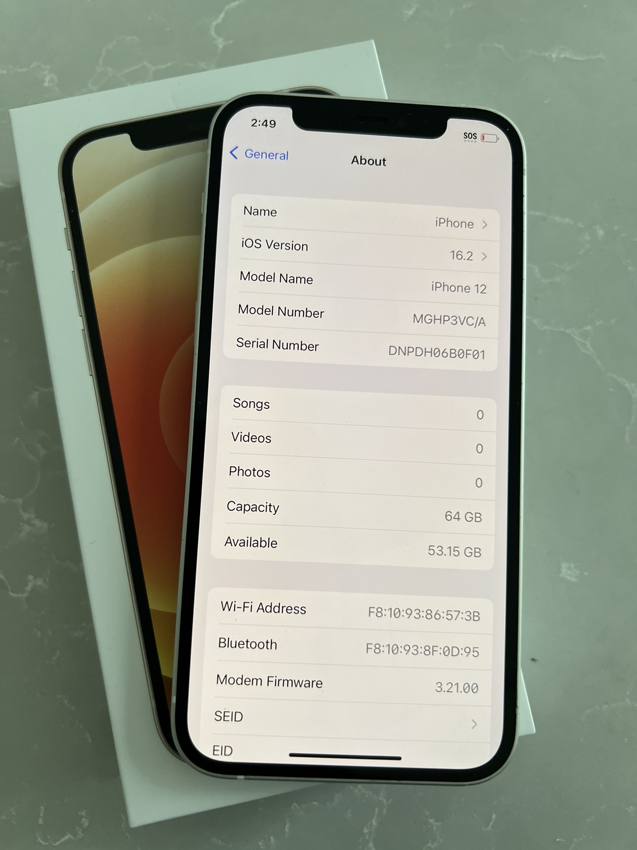 iPhone 12 64gb white 100% 🔋 - photo 2