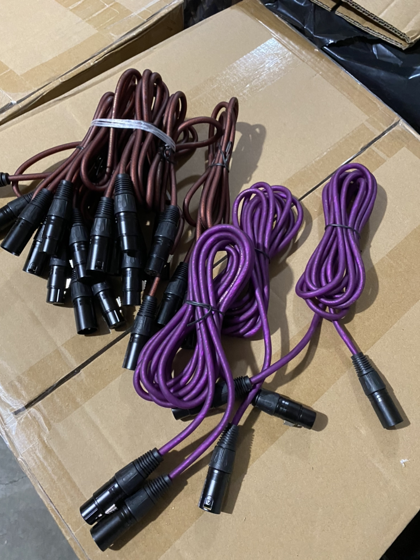 XLR male to femal cable 5ft