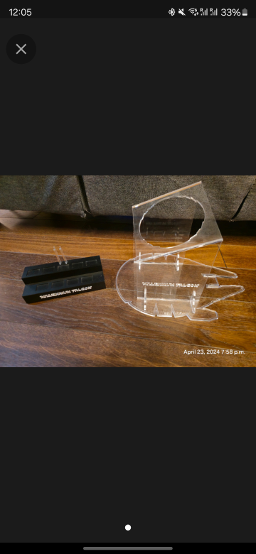 Custom Acrylic Stand for LEGO Star Wars Millennium Falcon 75192 thumbnail