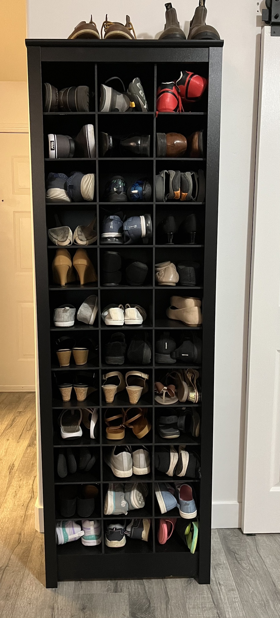36 Pair Shoe Rack storage cabinet - photo 2