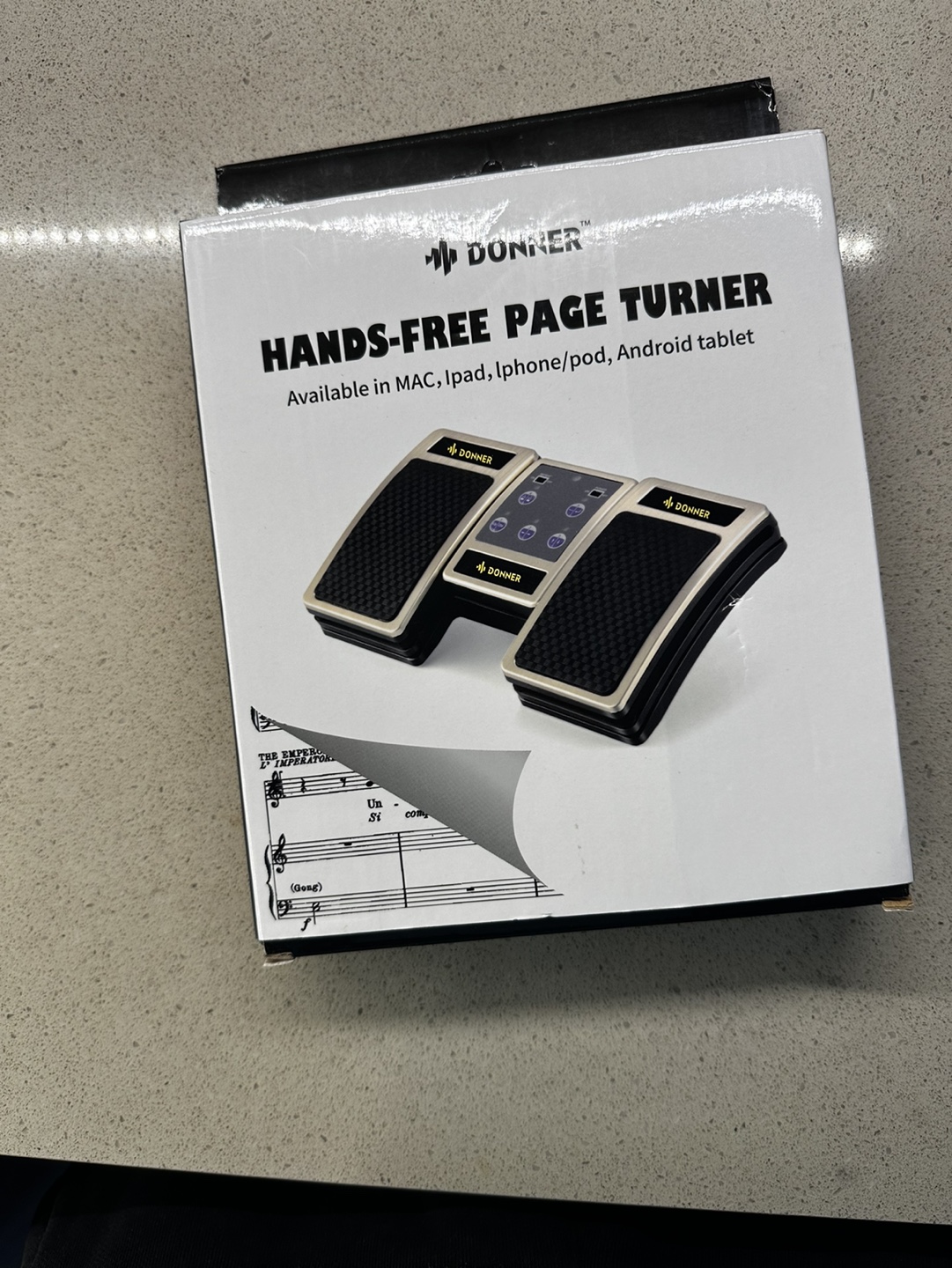 donner hands free page turner