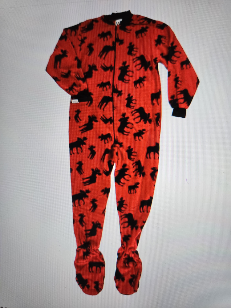 🥕 Lazy One Classic Moose Onesie with Trap Door and Non-Slip Feet image indicator(5)