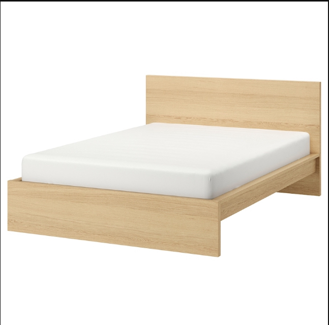IKEA Malm bed frame, queen size really great condition