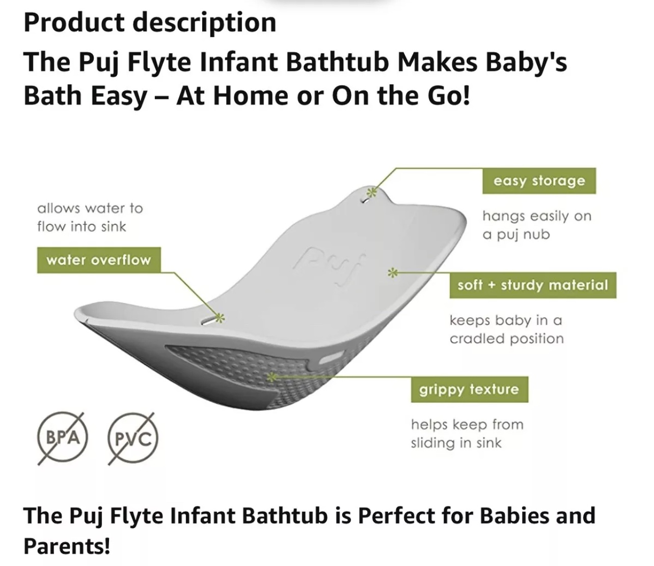 Puj Flyte Baby bath - photo 4
