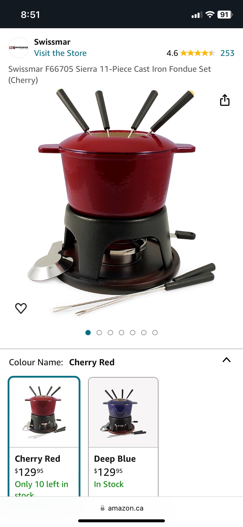 Cast Iron Fondue set - photo 3