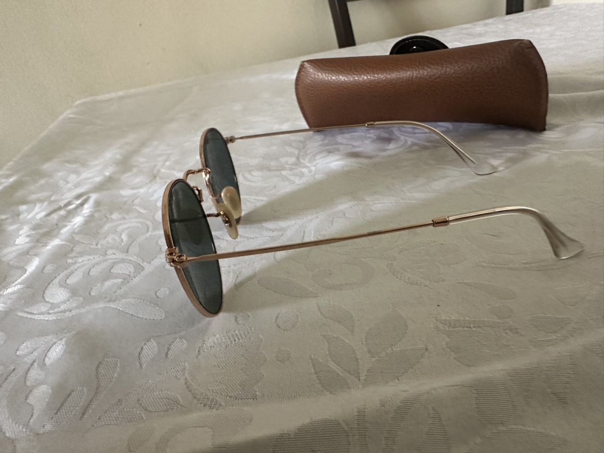 Used Ray Ban Sunglasses Unisex Rose Gold - photo 5