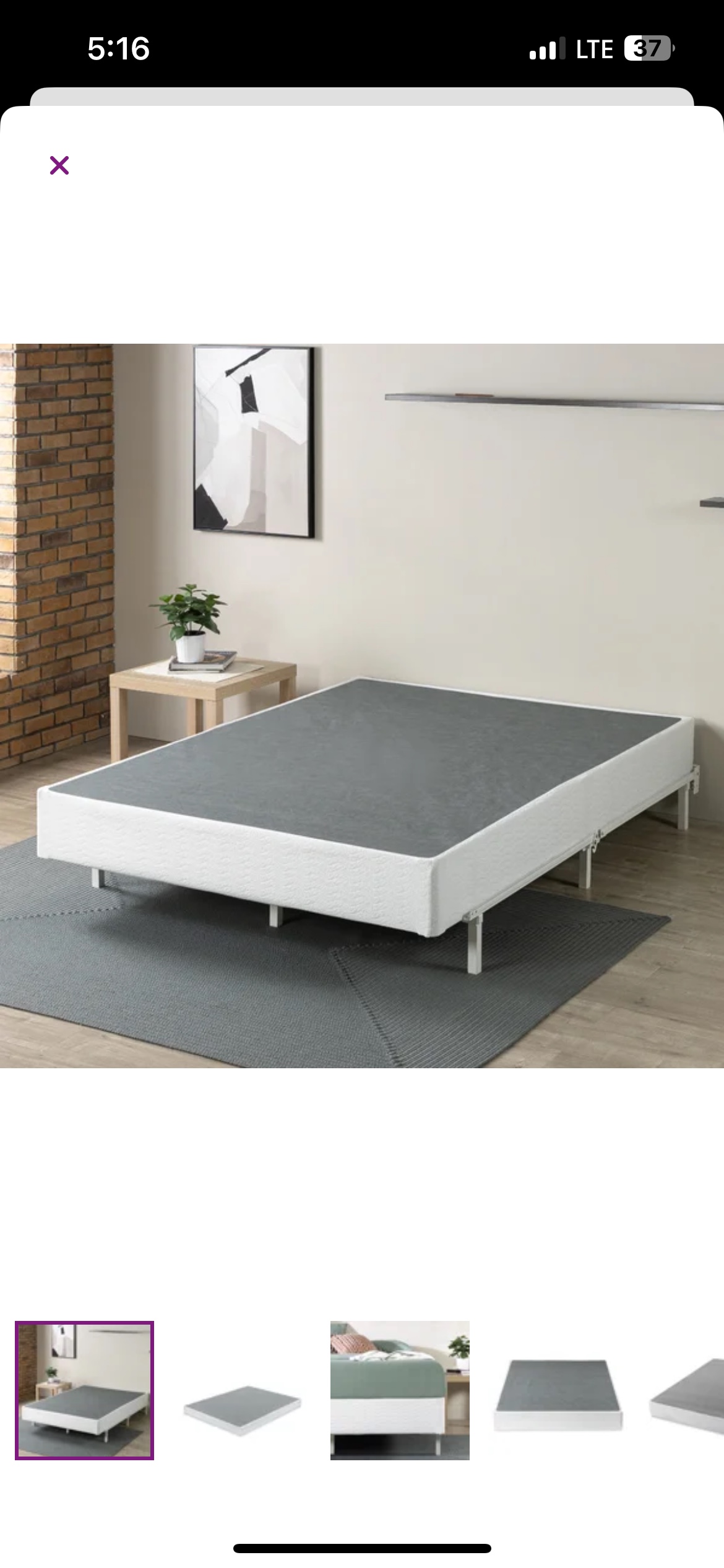 Queen Bed Frame & Spring Box - photo 2