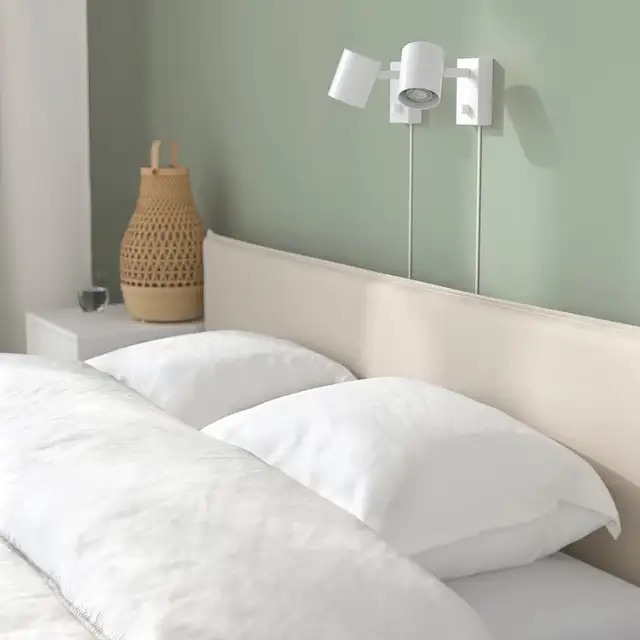 IKEA KLEPPSTAD Bed frame | white/Vissle beige | Queen - photo 3