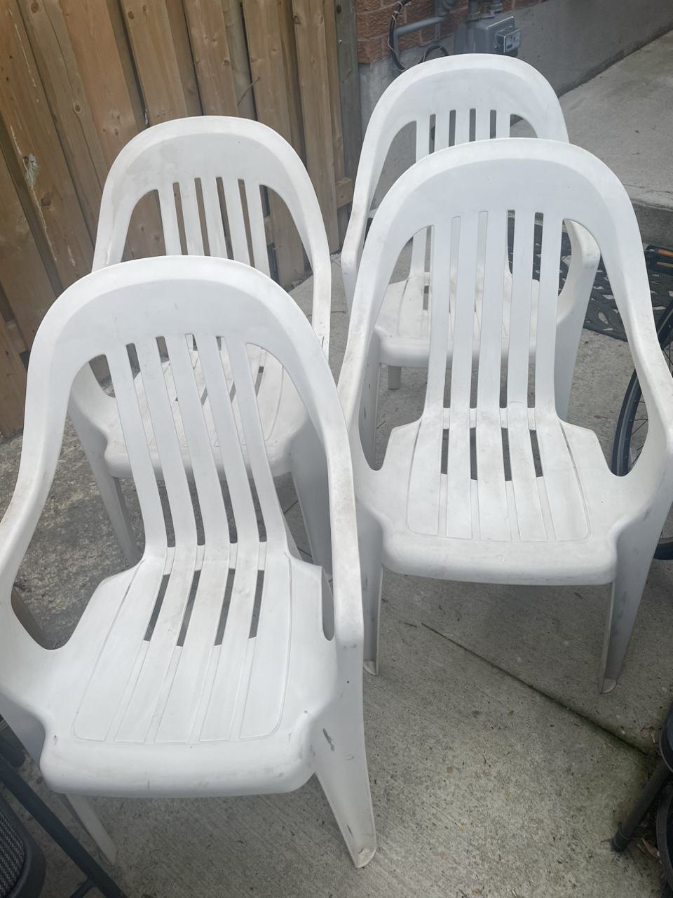 4 lawn chairs/ please read the comments thumbnail