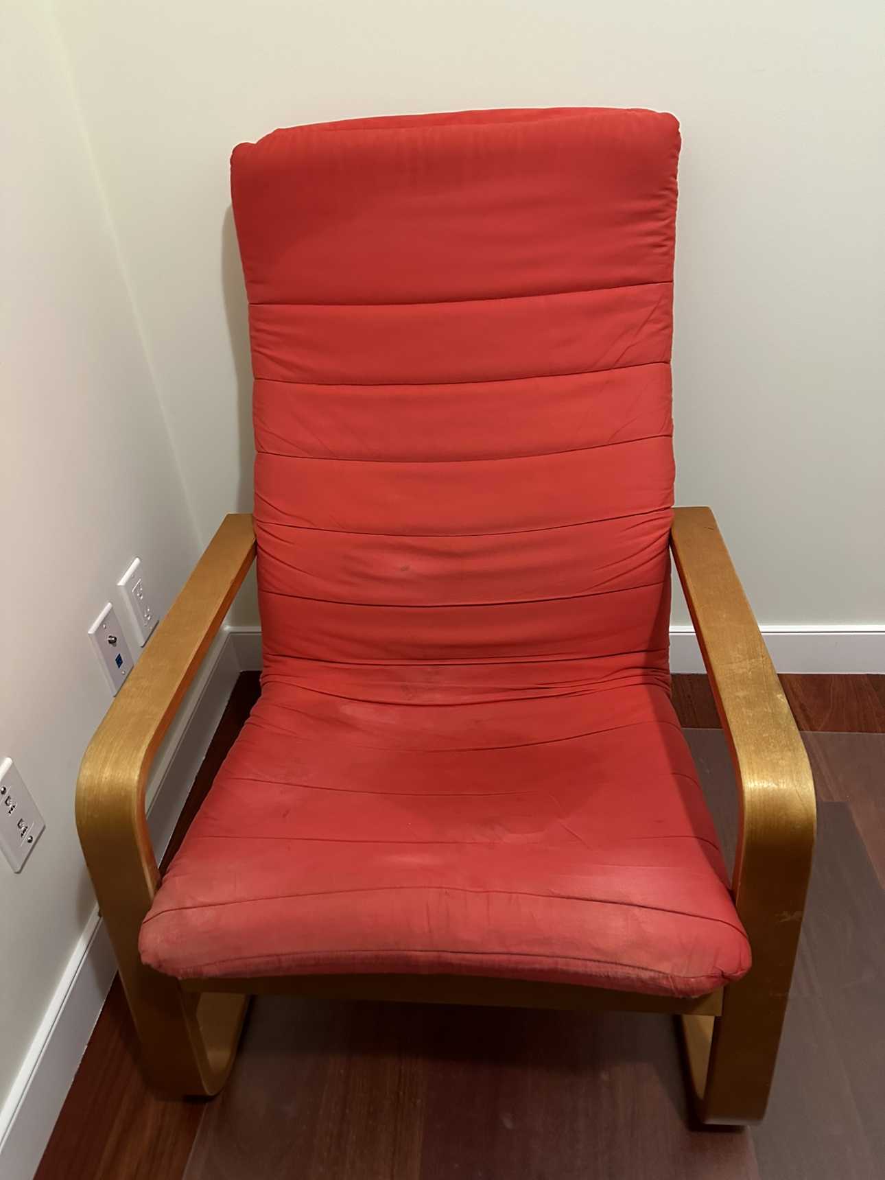 🧡 IKEA red arm chair image indicator(2)