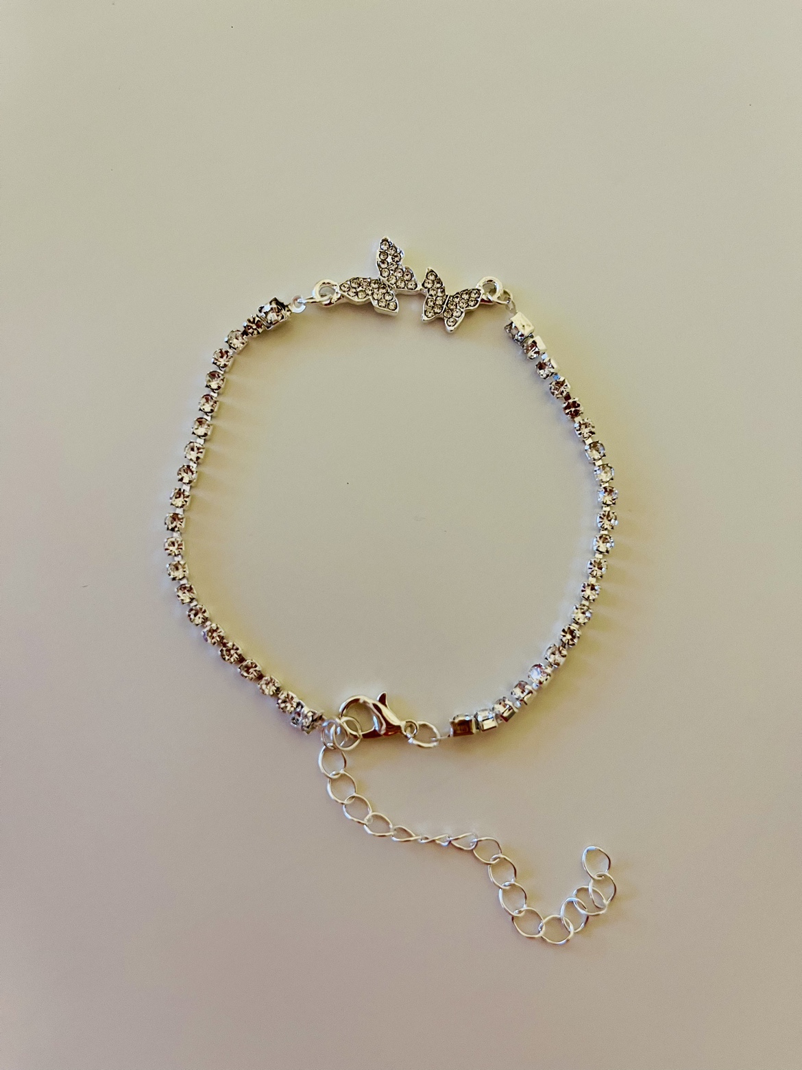 Glitter Full Crystal Butterfly Bracelet thumbnail