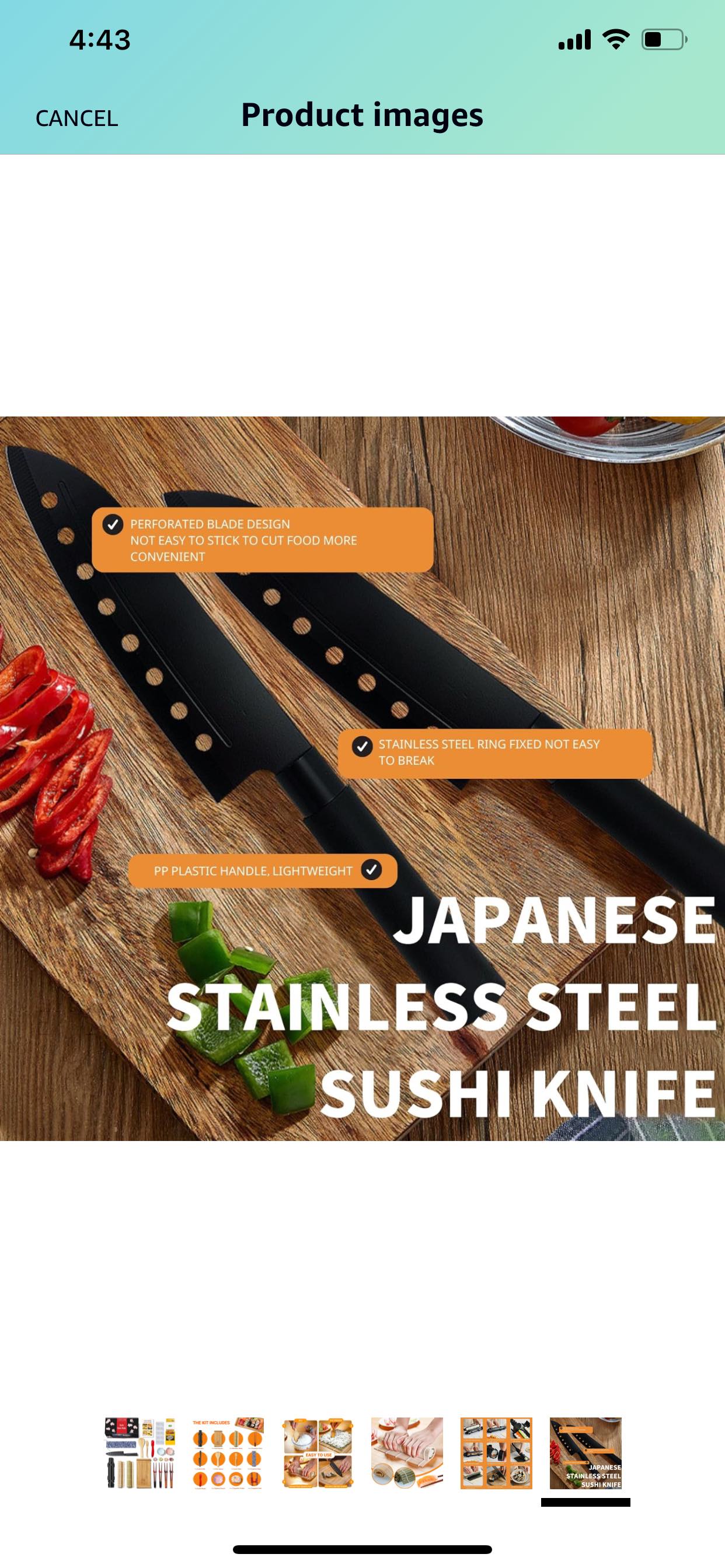 Deluxe Sushi Making Kit 25-in-1 image indicator(6)