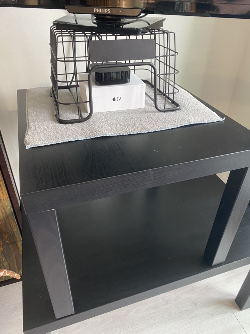 Coffee and 2 end tables black IKEA image indicator(4)