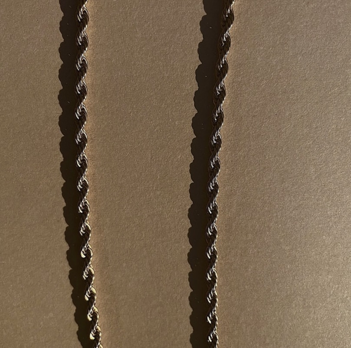 18K Gold Plated Twisted Necklace - photo 3