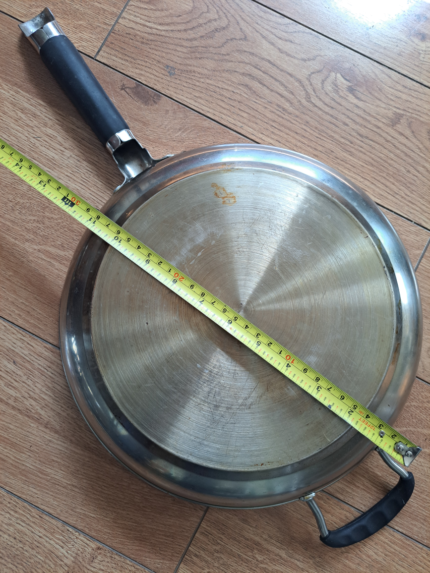 used 12" stainless steel pan image indicator(2)