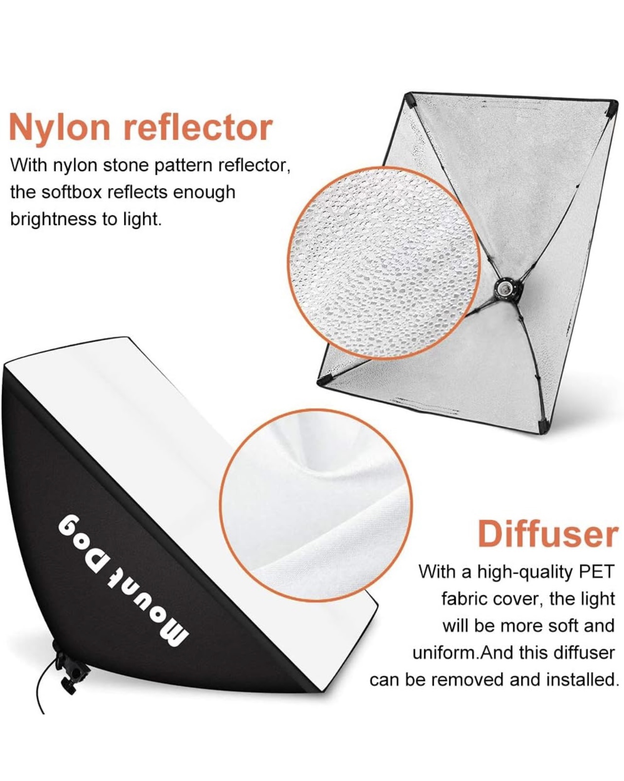 Softbox Lighting Kit Photography Studio Light - photo 4