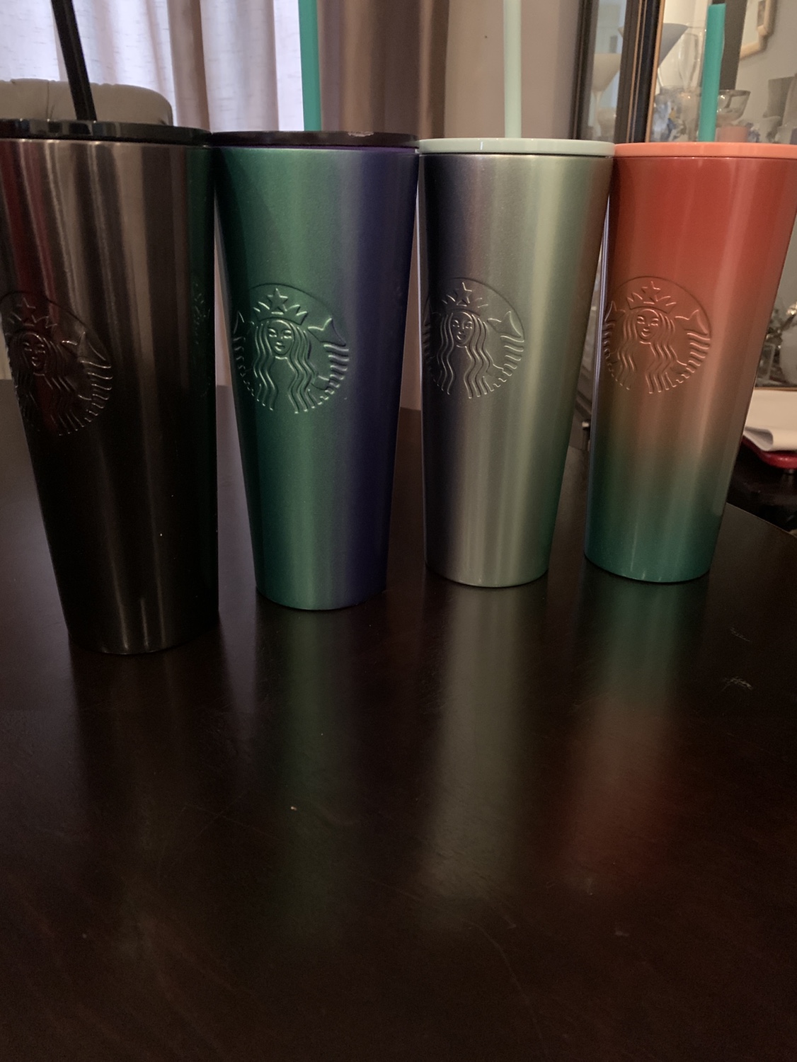 Brand New Limited Edition iridescent Starbucks Tumblers thumbnail