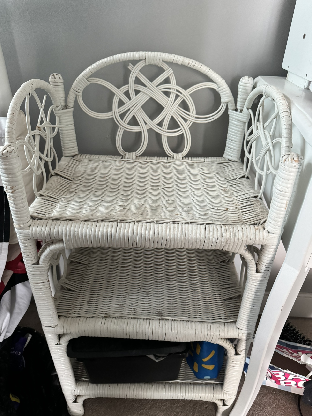 Side table with open storage thumbnail