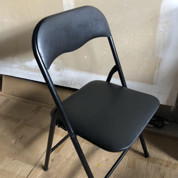 FOLDING CHAIRS VINYL PADDED BLACK - photo 2