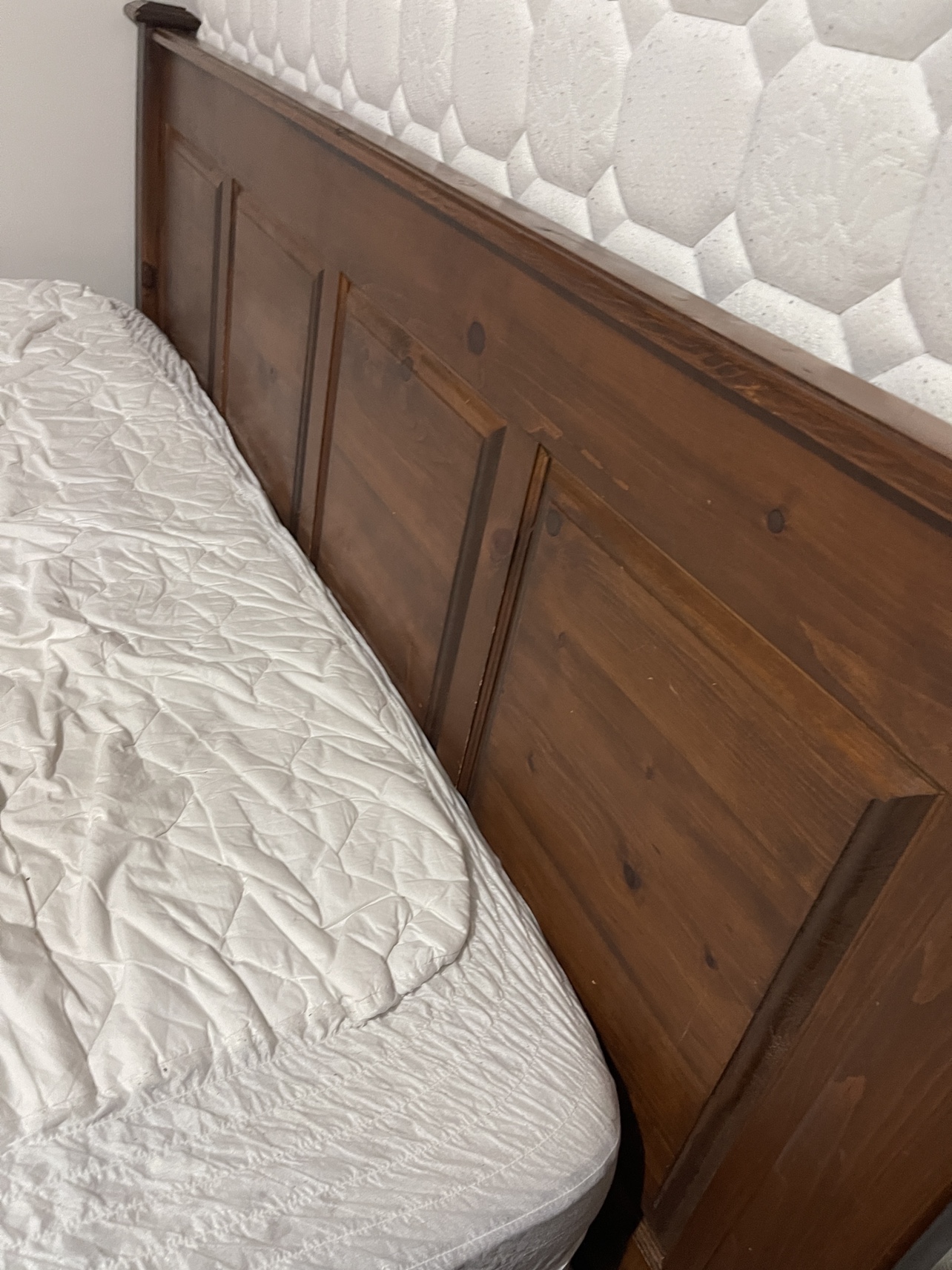 King size bed frame & mattres - photo 3