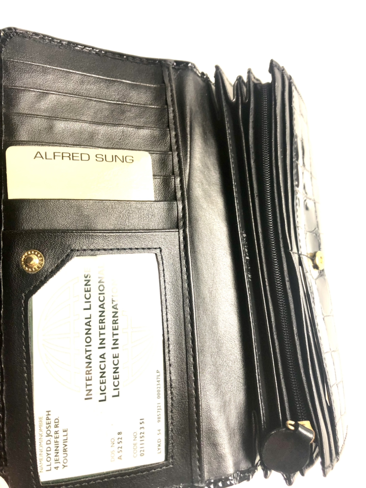 Alfred Sung Wallet With Zipper + Snap, New image indicator(5)