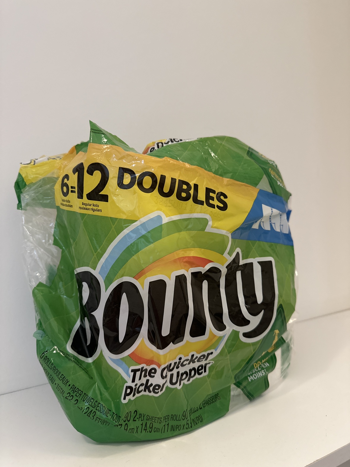 2 rolls - Paper towel Bounty thumbnail