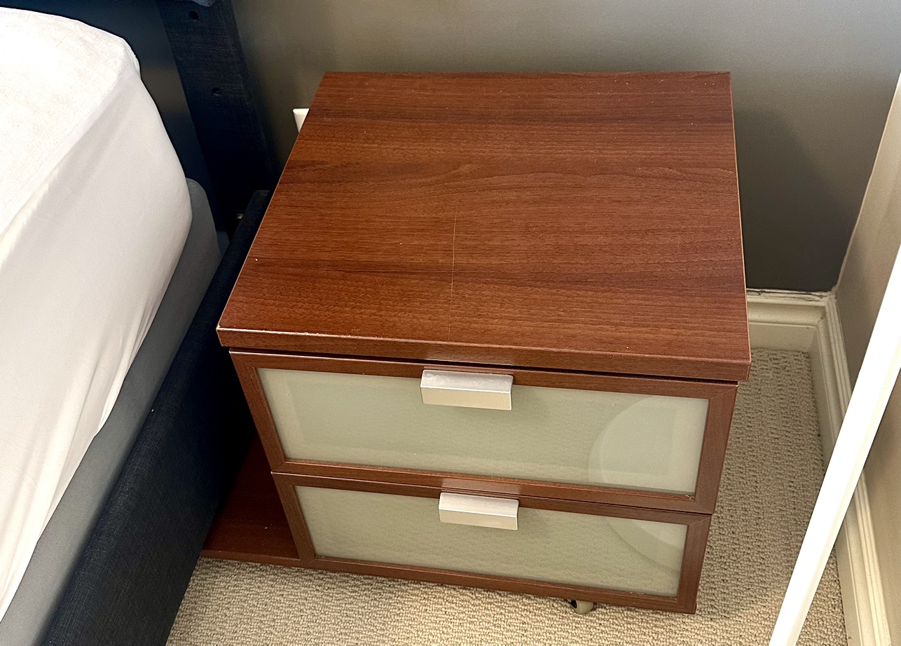 IKEA Hopen bedside tables