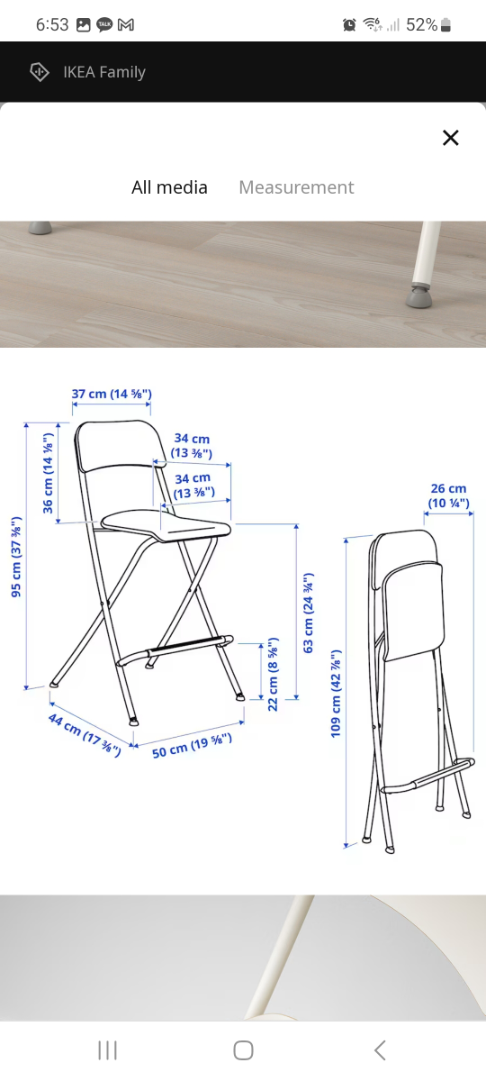 Ikea wooden bar chair 3pcs - photo 4