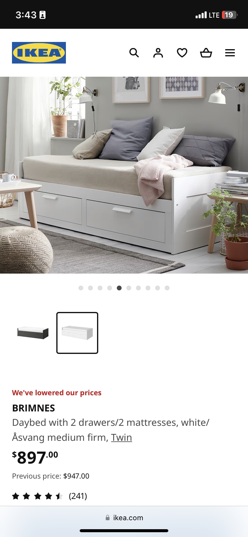 Ikea Twin bed frame - photo 3
