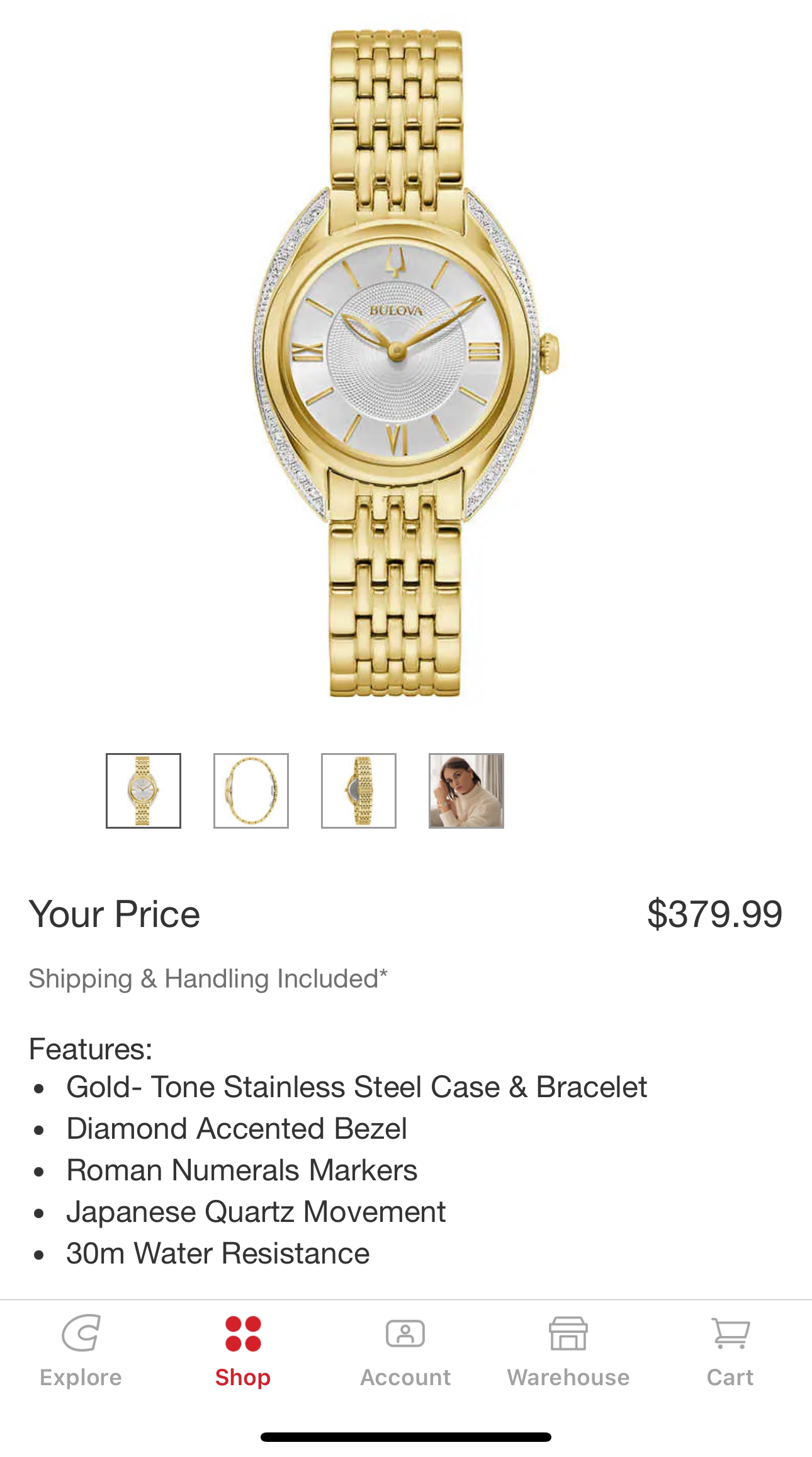BULOVA CLASSIC DIAMOND QUARTZ LADIES WATCH - photo 2